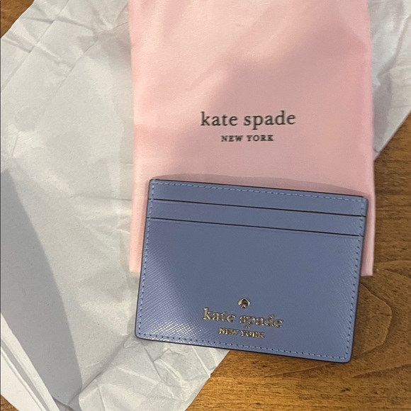 kate spade Accessories - Kate Spade Blue Card Holder